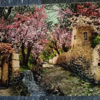 تابلو فرش دستبافت چله ابریشم