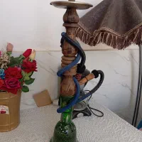 قلیان پایه چوبی