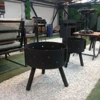 آتشدان استوانه ای گازی و ذغالی خوش قیمت