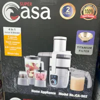 آبمیوه گیری چهار ۴ کاره با مخلوط کن و آسیاب