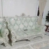 مبل سلطنتی کلاسیک ۷نفره در حد نو