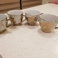 ست لیوان استکان فنجان فنجون کاپ چای قهوه عتیقه