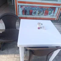 میز و صندلی پلاستیکی در حد نو