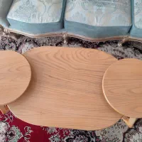 میزسه تکه جلو مبلی نو کاراملی|مبلمان خانگی و میز عسلی|یزد, |دیوار