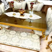 ست مبلمان و ناهارخوری نیمه سلطنتی کلاسیک|مبلمان خانگی و میز عسلی|زنجان, |دیوار