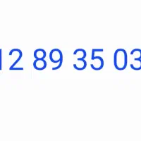 سیم کارت 39 0 35 89 0912