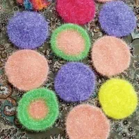 اسکاج دست باف قلبی ۲۵ دایرە ۳۰|لوازم نظافت|بانه, |دیوار