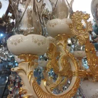 لوستر گلوریا طلاکرم سرامیکی