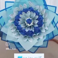 انواع گل های ربانی دسته گل وباکس گل و پول ارایی