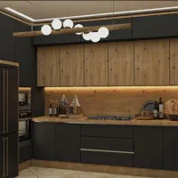 کابینت هایگلاس تمام چکی