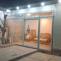 توری پلیسه و پنجره دوجداره و شیشه