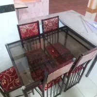 میزغذاخوری۶نفری فلزی