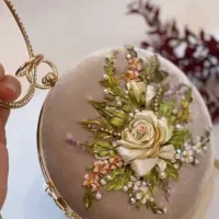 روبان دوزی مینیاتوری|کیف، کفش، کمربند|قم, باجک دو|دیوار