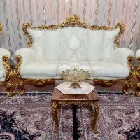 مبل سلطنتی 9نفره تمام چوب درحدآک