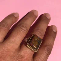 انگشتر و آویز گردنی  سنگ طبیعی|جواهرات|خوی, |دیوار