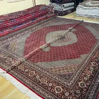 فرش جفت ۹ متری ماهی زمینه شرابی ۵۰ رج|فرش|تهران, سلسبیل جنوبی|دیوار