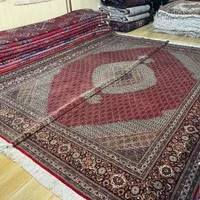 فرش جفت ۹ متری ماهی زمینه شرابی ۵۰ رج|فرش|تهران, سلسبیل|دیوار