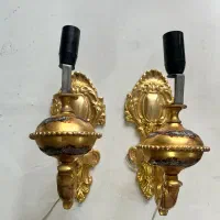 دو دیوار کوب برنز