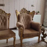 فروش مبل سلطنتی(استیل)|مبلمان خانگی و میز عسلی|یزد, |دیوار
