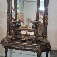 آینه وشمعدان برنز