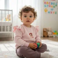 ست بلوز چین دار و لگ کشبافت (نقلی)
