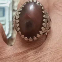 انگشتر تهران تابان دست ساز عقیق یمن اصل سمه نشان