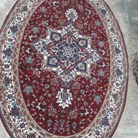 فرش آشپزخانه فرش بیضی فرش هریس ۸۰×۱۲۰ سهند