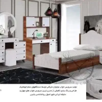 تخت خواب یک نفره omid با چک 8ماه سرویس خواب کد 52