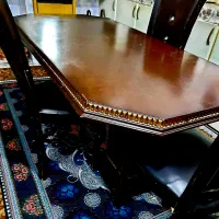 میز ناهار خوری چوب گردو درجه ۱