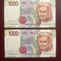 اسکناس ۱۰۰۰ لیر کشور ایتالیا کمیاب