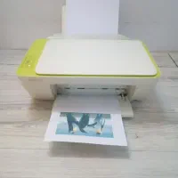 پرینتر 3 کاره رنگی hp با کارتریج پر در حال کار