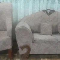 مبل مبلمان خانگی هفت نفره تازه و تمیز|مبلمان خانگی و میز عسلی|رشت, گلسار|دیوار