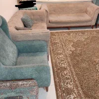 مبل ۷نفره در حد نو و تخت خواب یک نفره|مبلمان خانگی و میز عسلی|اهواز, فاز ۵ پاداد|دیوار