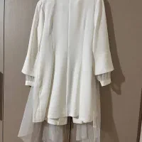 مانتو سفید مجلسی|لباس|تویسرکان, |دیوار