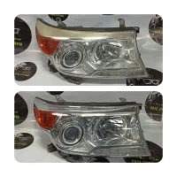 طراحی داخل چراغ شفاف رفع کدری طلق جلو خودرو