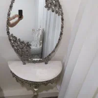 آینه ومیز برنجی