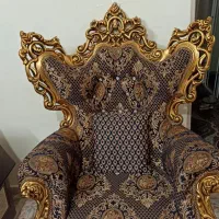 مبل سلطنتی 9نفره|مبلمان خانگی و میز عسلی|شهریار, رضی آباد بالا|دیوار