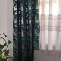 دوخت وتبدیل پرده‌ای قدیمی به پرده پانچ ومینیمال