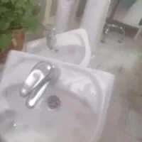 روشویی سالم و آماده نصب باشیر اهرمی