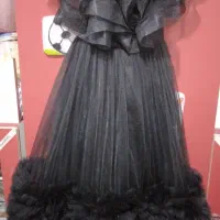 دون مشکی بلند دخترونه سایز ۸|لباس|خوی, |دیوار