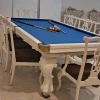 میز بیلیارد و میزنهارخوری ۸ نفره (دو منظوره)