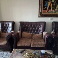 مبل راحتی چرمی ۷ نفره