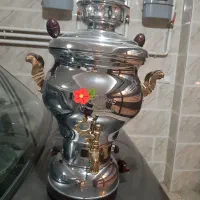 سماور گازی نو با کارتن.استفاده نشده