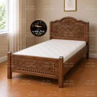 تخت تکنفره یک نفره مدل ابزار صنایع رویال چوب|تخت و سرویس خواب|تبریز, |دیوار