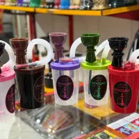 قلیون دودک با سری سفالی و شلنگ آماده استفاده