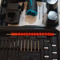 پک ۳ عددی دریل شارژی و دریل برقی و مینی فرز