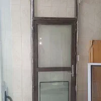 درب الومنیومی درجه ۱با شیشه ۲ جداره