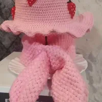 کلاه و شال بافت