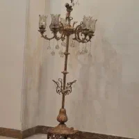 شمعدان پایه دار برنز