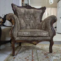 مبل سلطنتی ۹ نفره چوب گردو